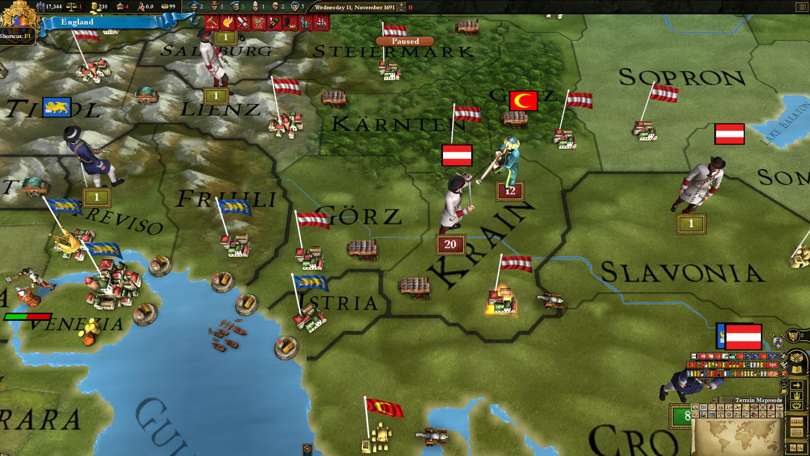 Скриншот Europa Universalis IV [v1.17.1.0 +47 DLC] (2013) PC