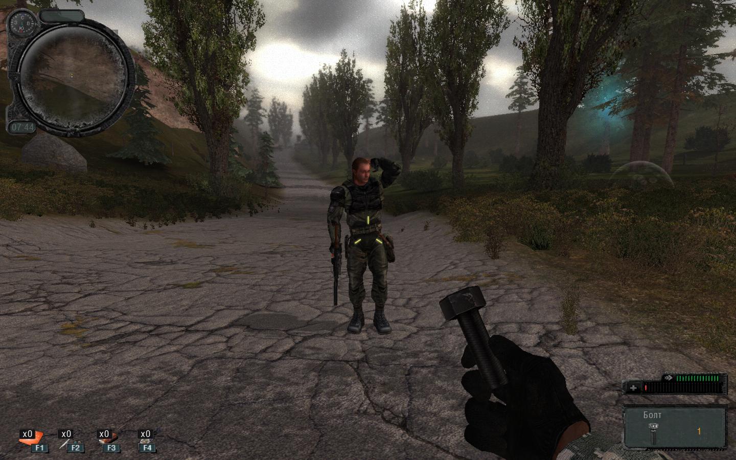 Скриншот S.T.A.L.K.E.R.: Тень Чернобыля - Народная Солянка (2010) PC