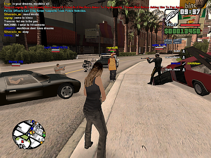Скриншот GTA San Andreas MultiPlayer (2011) PC