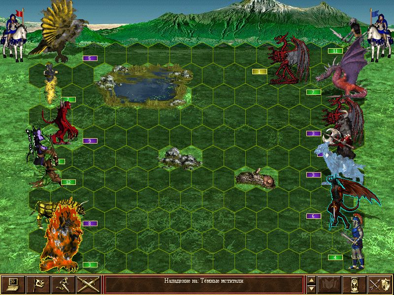Скриншот Heroes of Might and Magic 3.58f In The Wake Of Gods (2004) PC