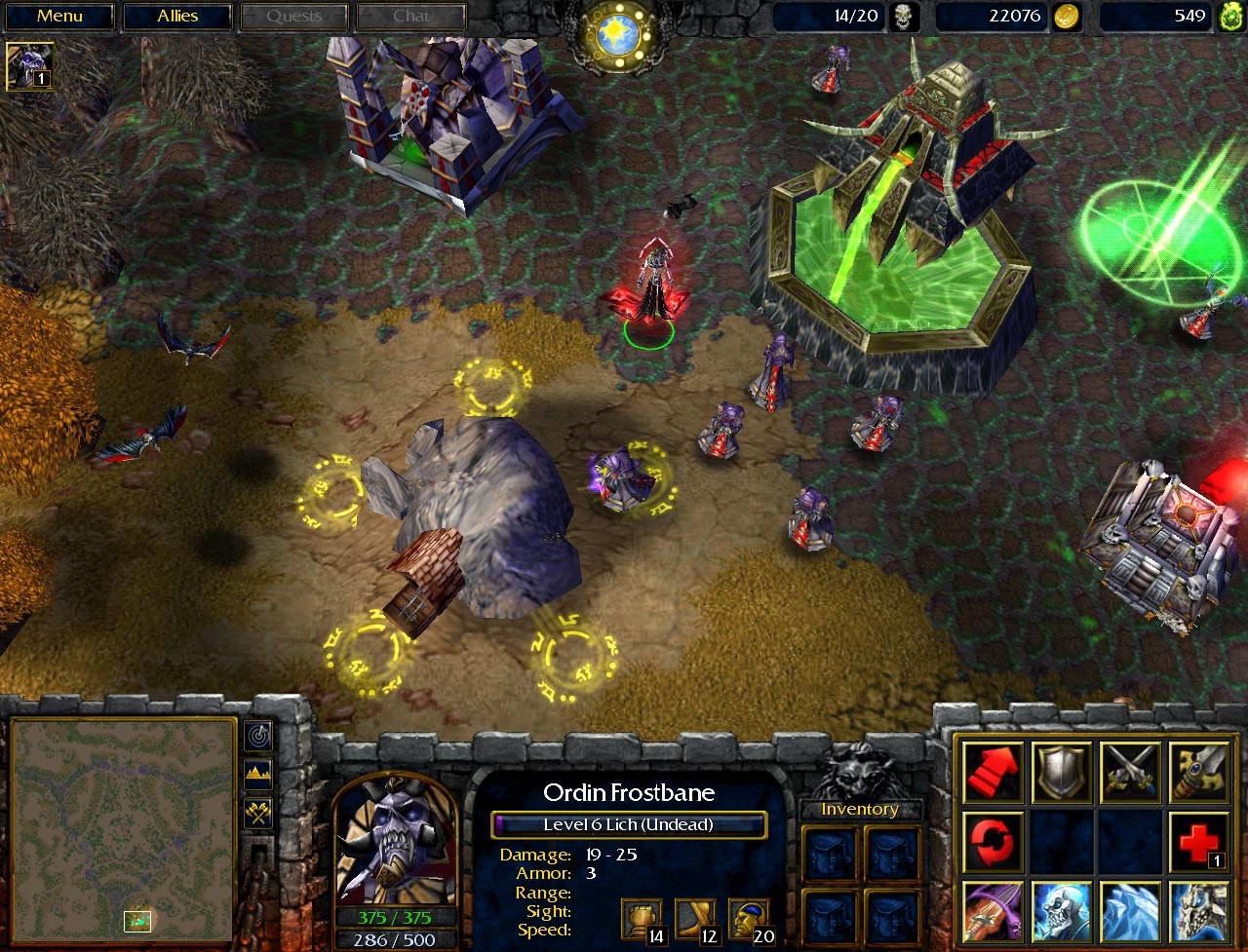 Скриншот Warcraft 3 Reign of Chaos (2003) PC