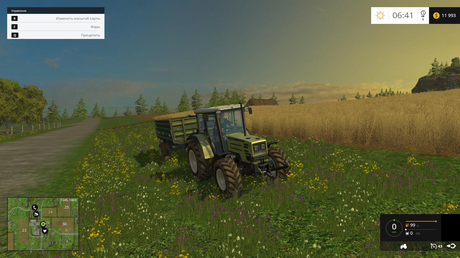 Скриншот Farming Simulator 15: Gold Edition [v 1.4.2 + DLC's] (2014) PC | RePack от R.G. Механики