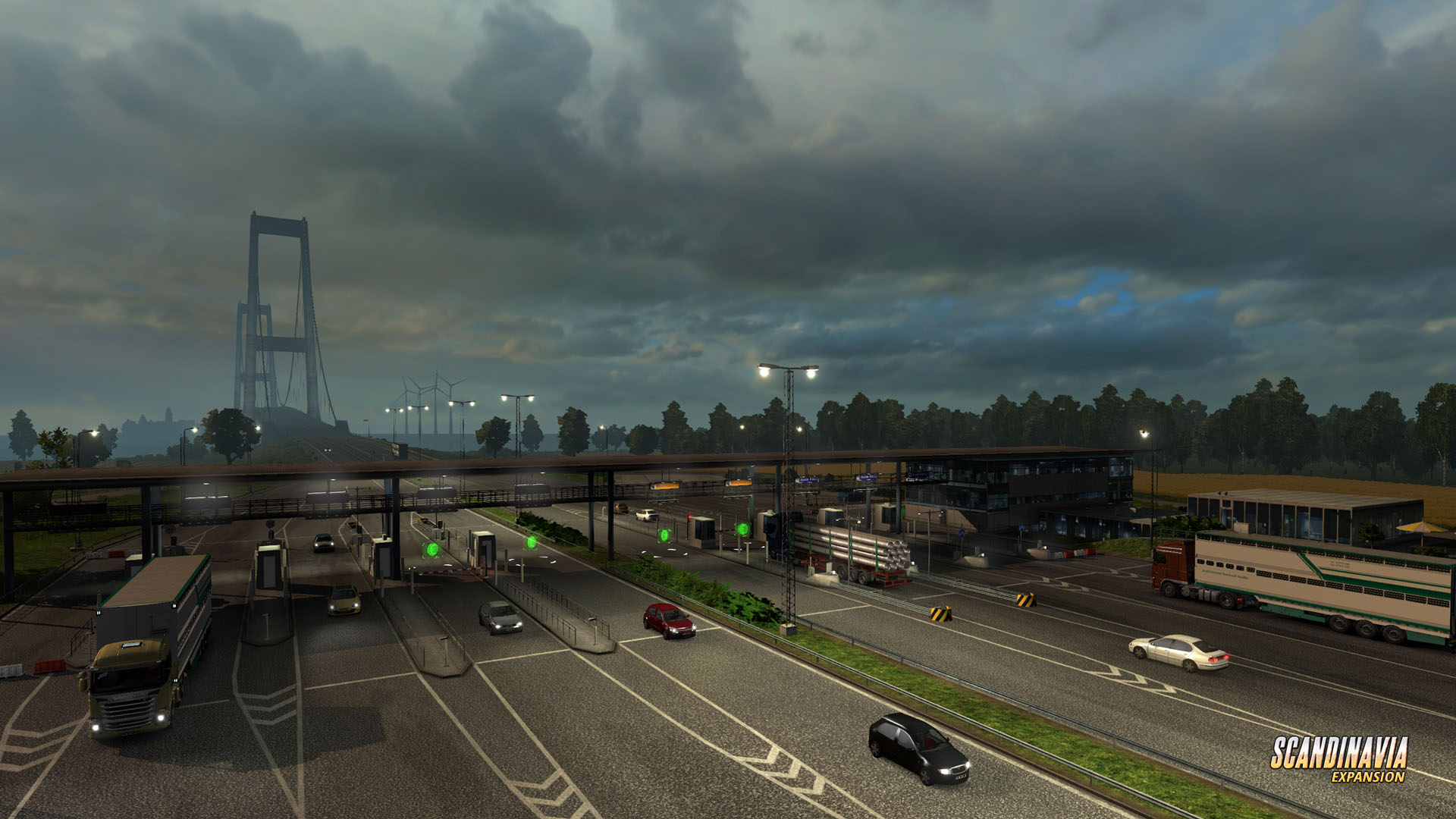Скриншот Euro Truck Simulator 2 Scandinavia (2015) PC