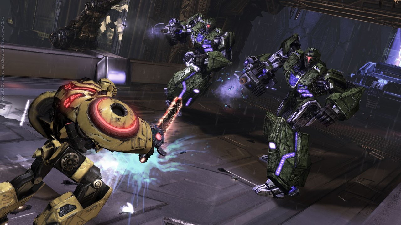 Скриншот Трансформеры: Битва за Кибертрон / Transformers: War for Cybertron (2010) PC | Rip от R.G. Механики