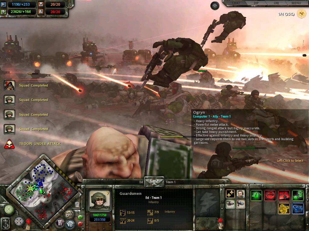 Скриншот Warhammer 40000: Dawn of War – Dark Crusade (2006) PC