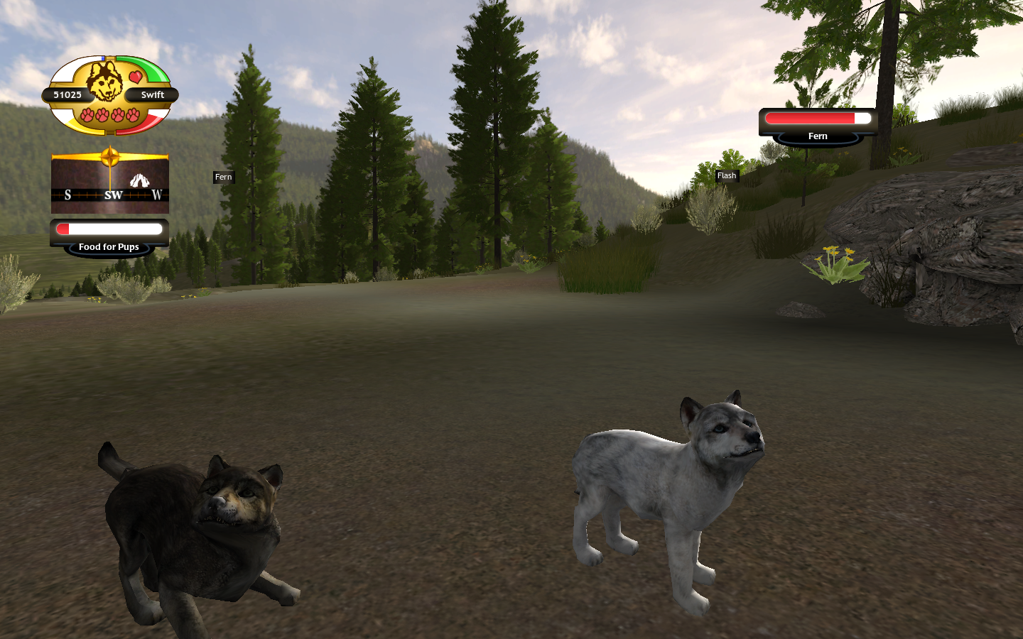 Скриншот WolfQuest: Survival of the Pack Deluxe (2011) PC