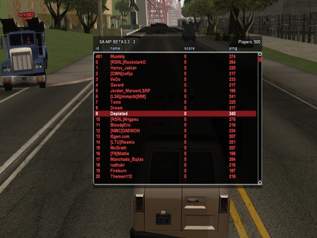 Скриншот GTA: San Andreas (Online) (2015) PC