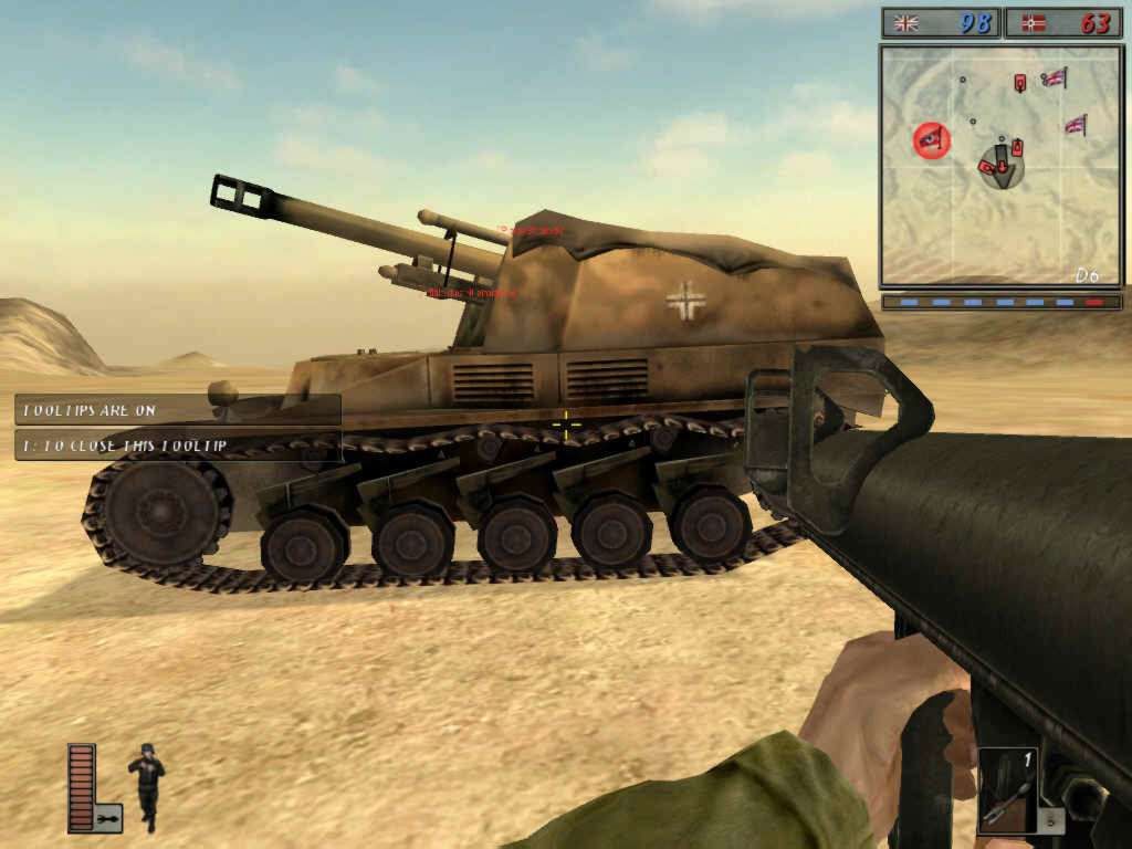 Скриншот Battlefield 1942 + 2 Mods (2002) PC