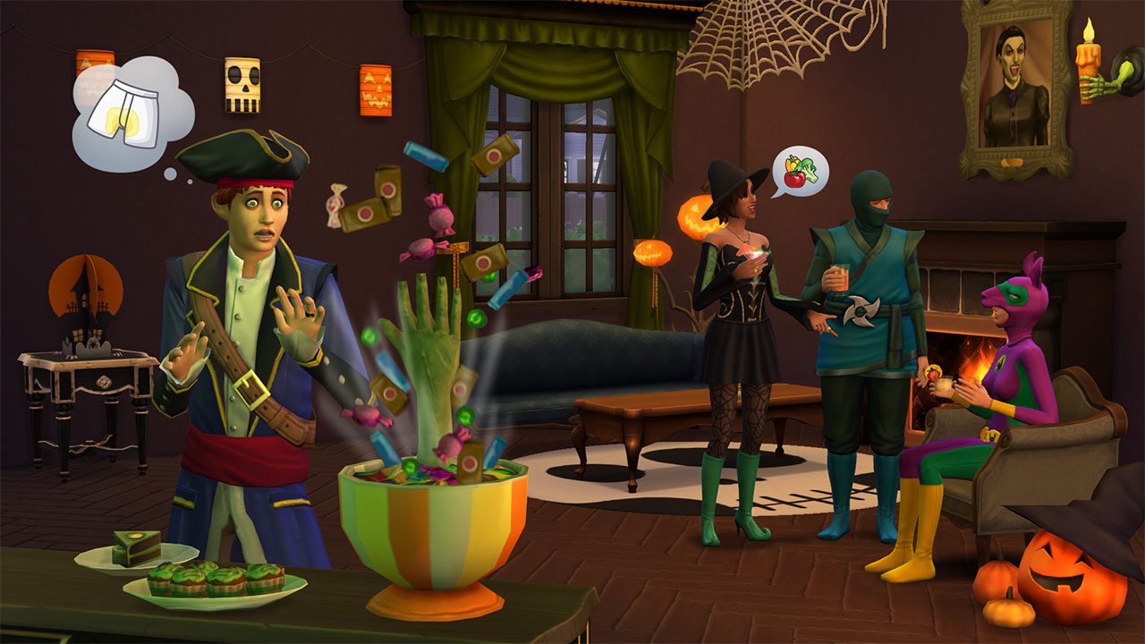 Скриншот The Sims 4: Жуткие вещи (2015) PC