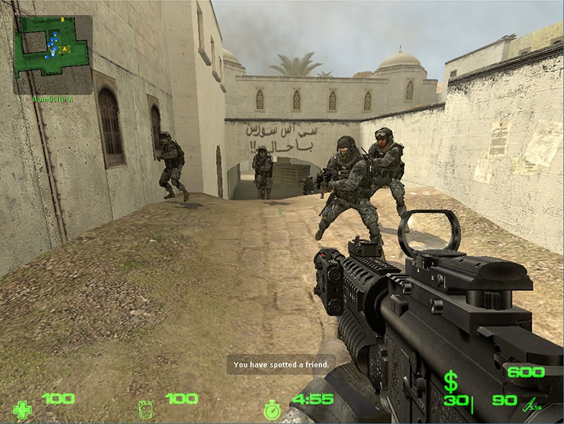 Скриншот Counter-Strike Source v.34 Modern Warfare 4 (2013) PC