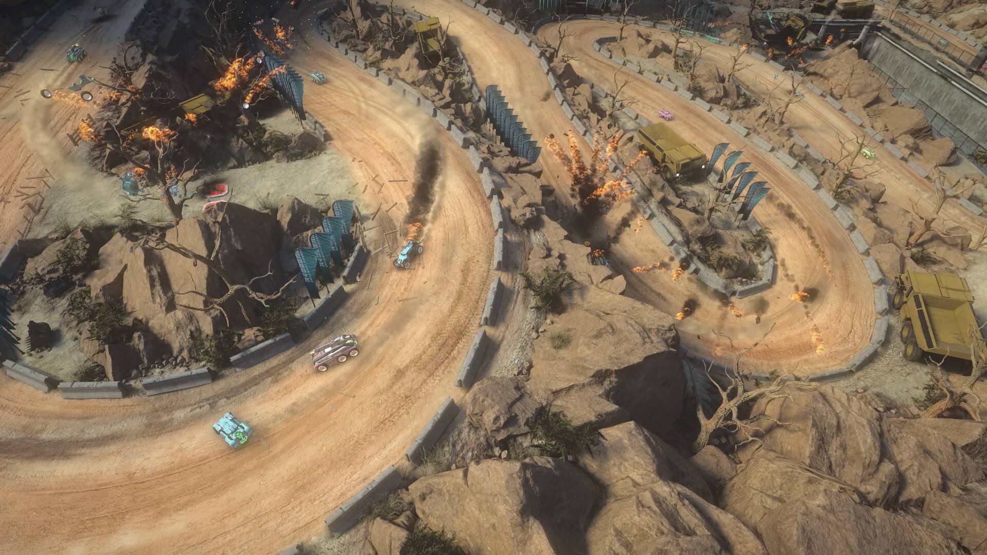Скриншот Mantis Burn Racing - Battle Cars (2016) PC