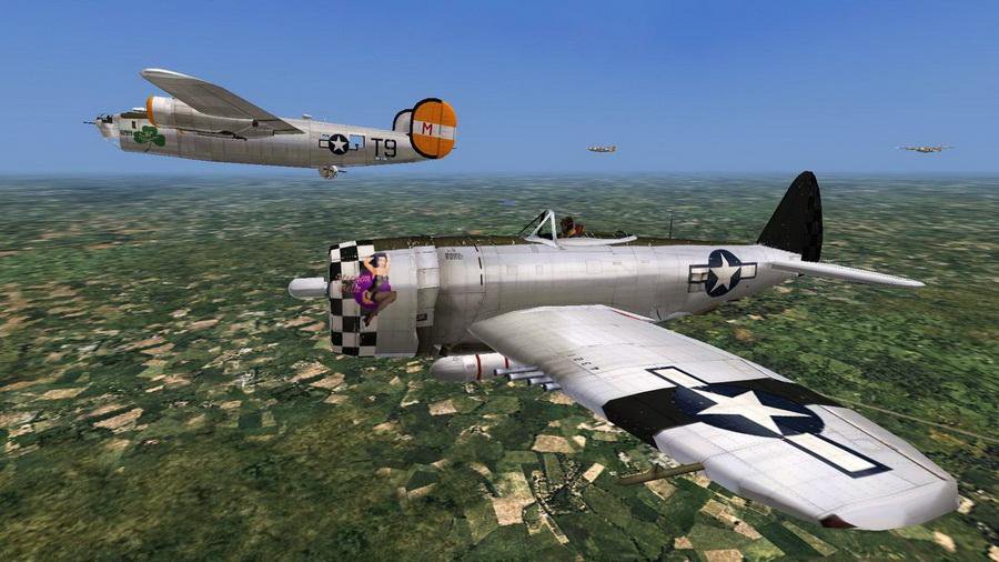 Скриншот Microsoft Combat Flight Simulator 3: Battle For Europe [v.1.0] (2002) РС