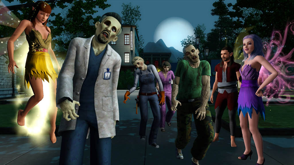 Скриншот Sims 3: Сверхъестественное (2012) PC