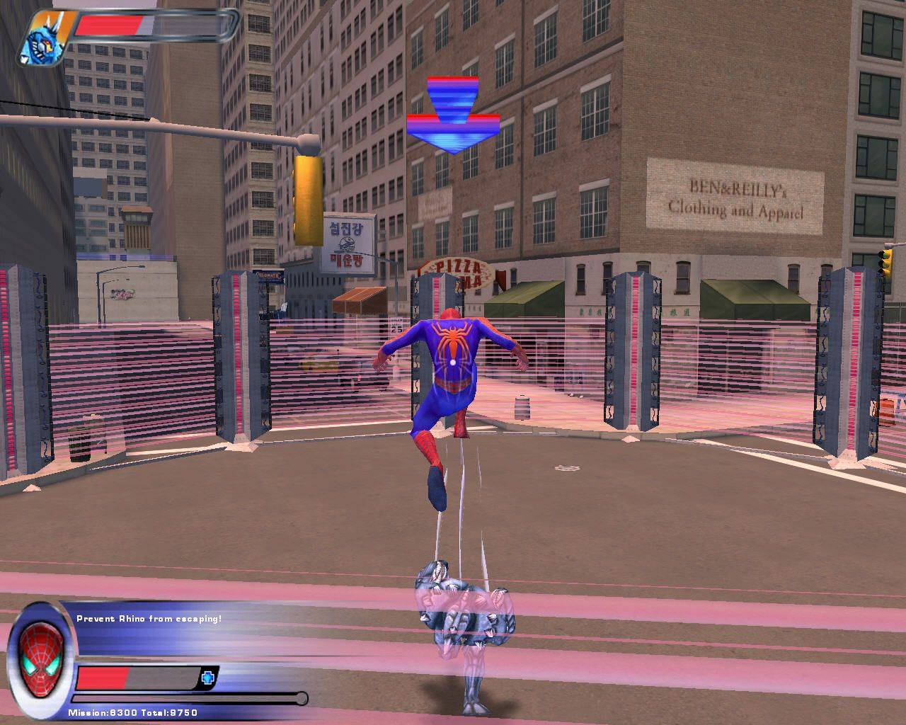 Скриншот Человек-Паук 2 / Spider-Man 2 - The Game (2004) PC