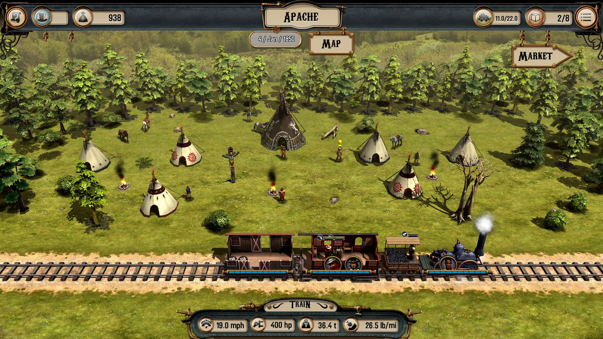 Скриншот Bounty Train: Trainium Edition (2017) PC