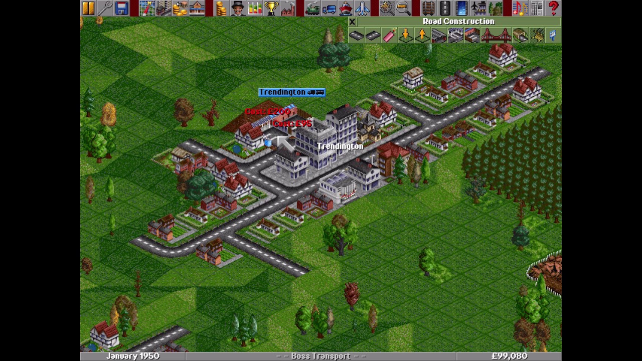 Скриншот Transport Tycoon (1995) PC
