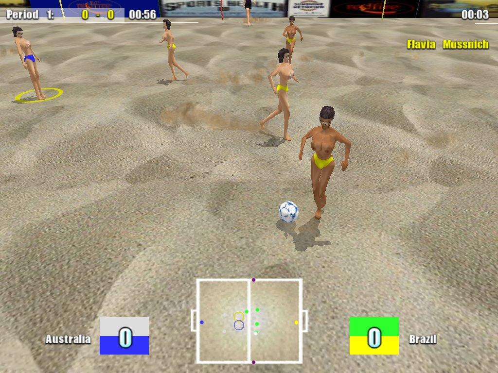 Скриншот Волейбол ХХХ / Babes & Balls Xtreme Beach Soccer & Volleyball (2003) PC
