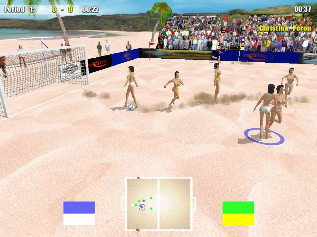 Скриншот Волейбол ХХХ / Babes & Balls Xtreme Beach Soccer & Volleyball (2003) PC