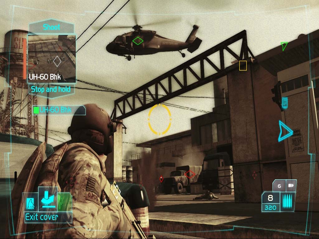 Скриншот Tom Clancy's Ghost Recon: Advanced Warfighter (2006) PC