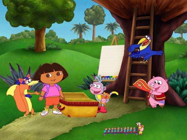 Скриншот Dora the Explorer: Fairytale Adventure (2004) PC