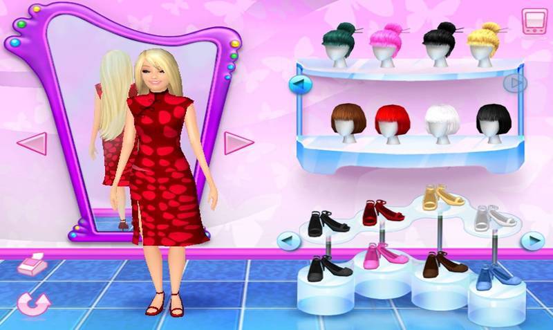 Скриншот Barbie Fashion Show: An Eye for Style (2008) PC