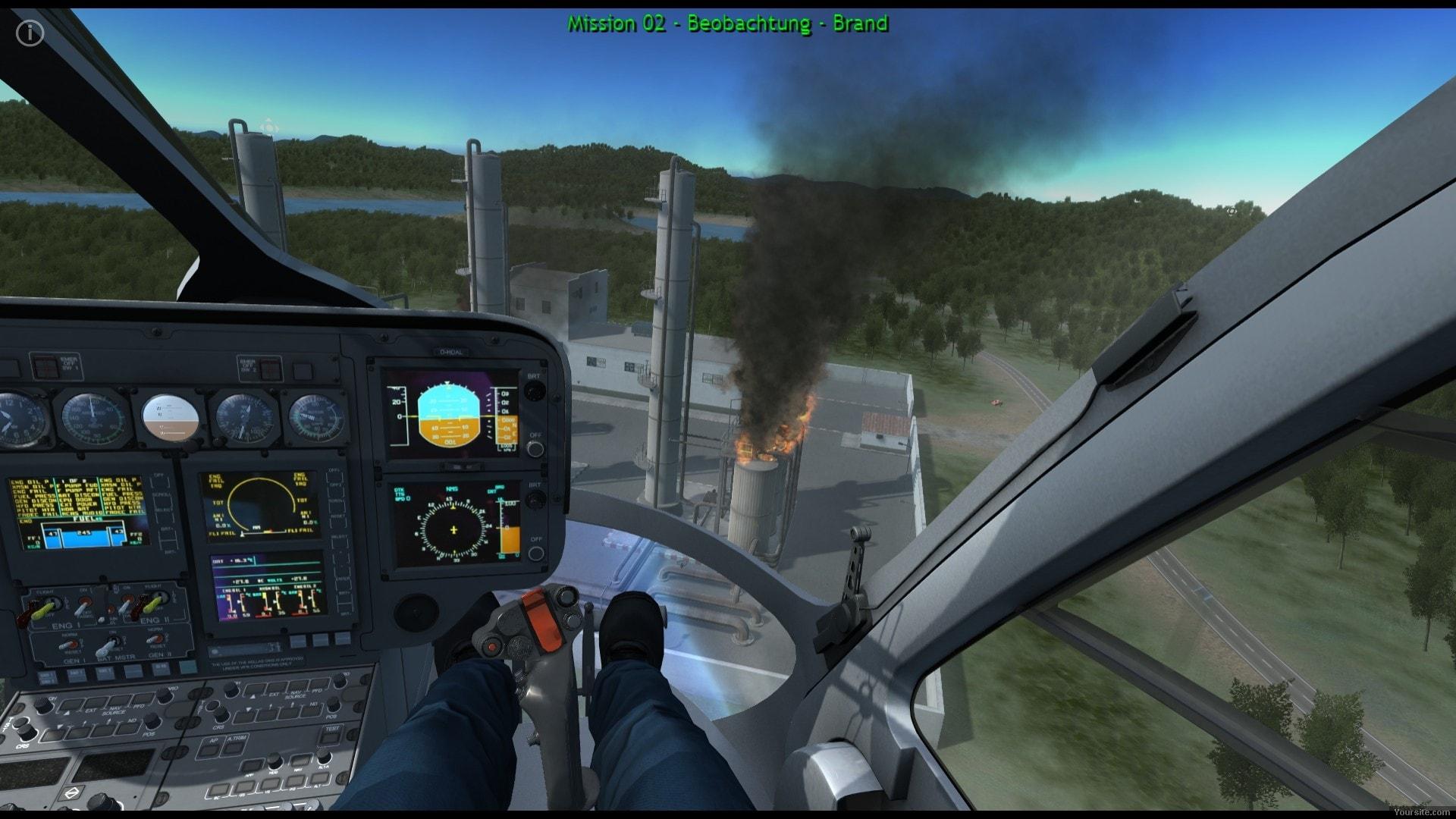 Скриншот Police Helicopter Simulator (2018) PC