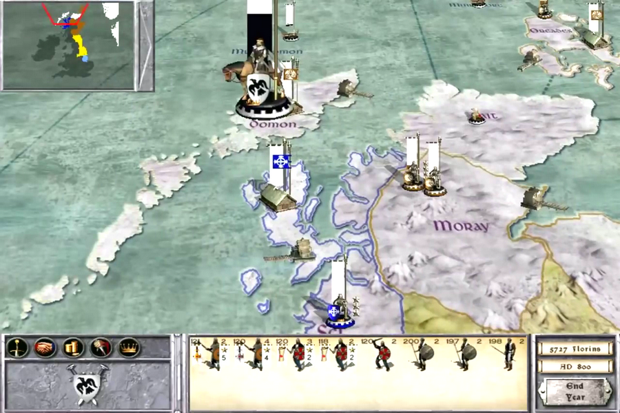 Скриншот Medieval Total War Viking Invasion (2003) РС
