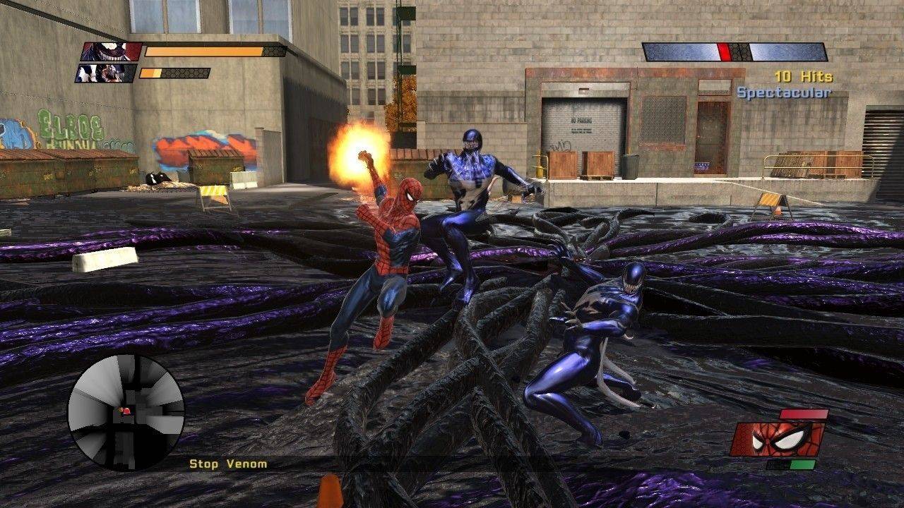 Скриншот Spider-Man Web of Shadows.