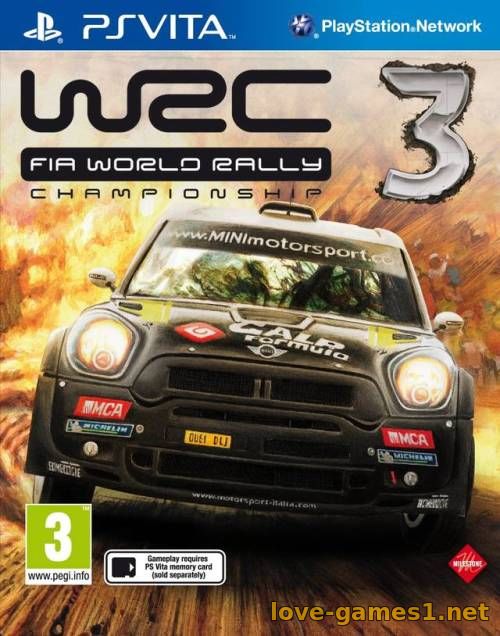 WRC 3: FIA World Rally Championship для PC Vita