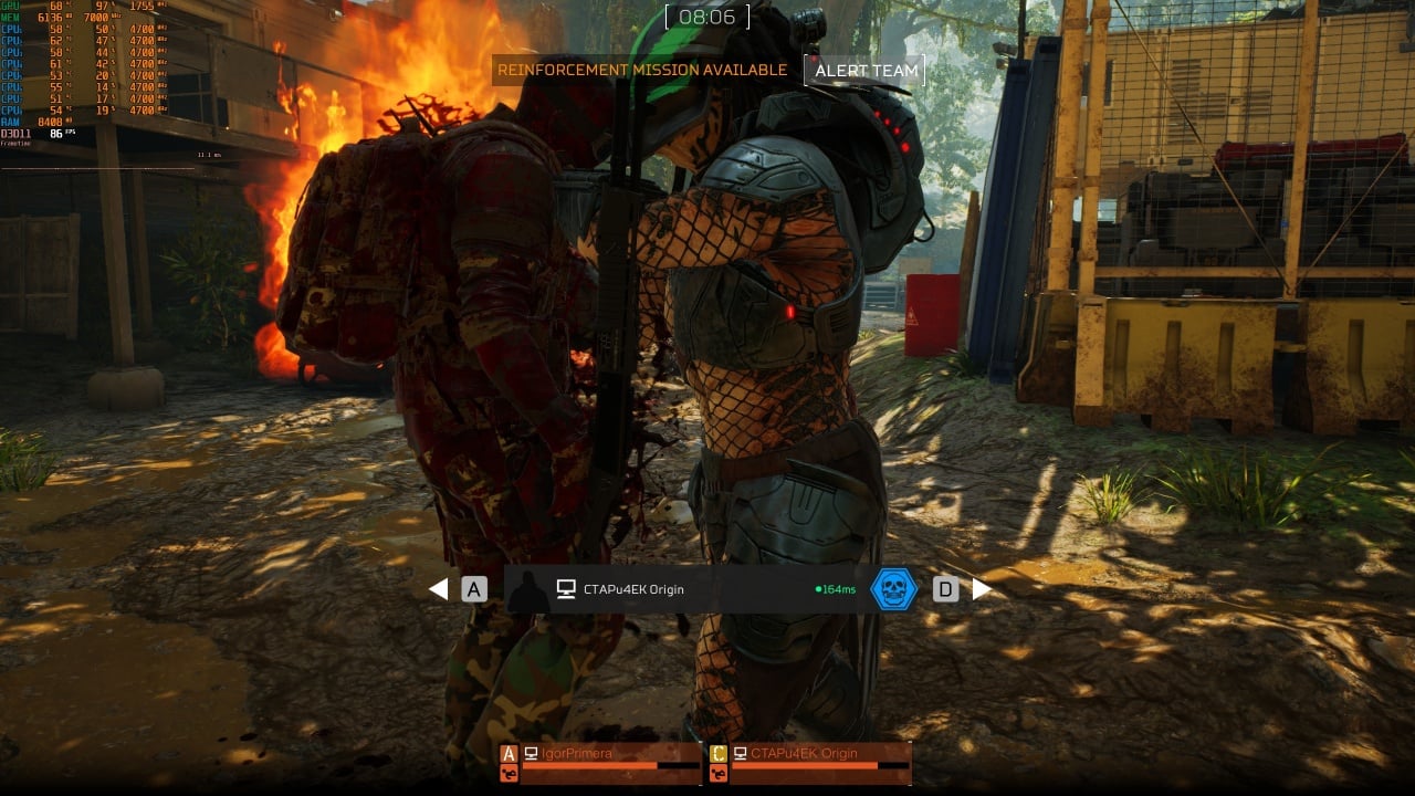 Скриншот Predator: Hunting Grounds с онлайном
