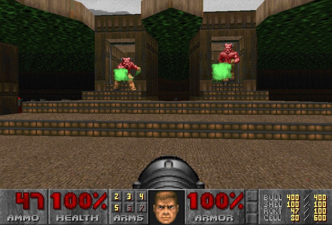 Скриншот Doom - LSD + Dusted's addon [v.1.6] (1993) PC