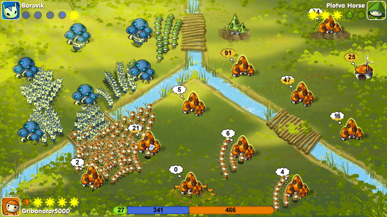 Скриншот Mushroom Wars (2016) PC