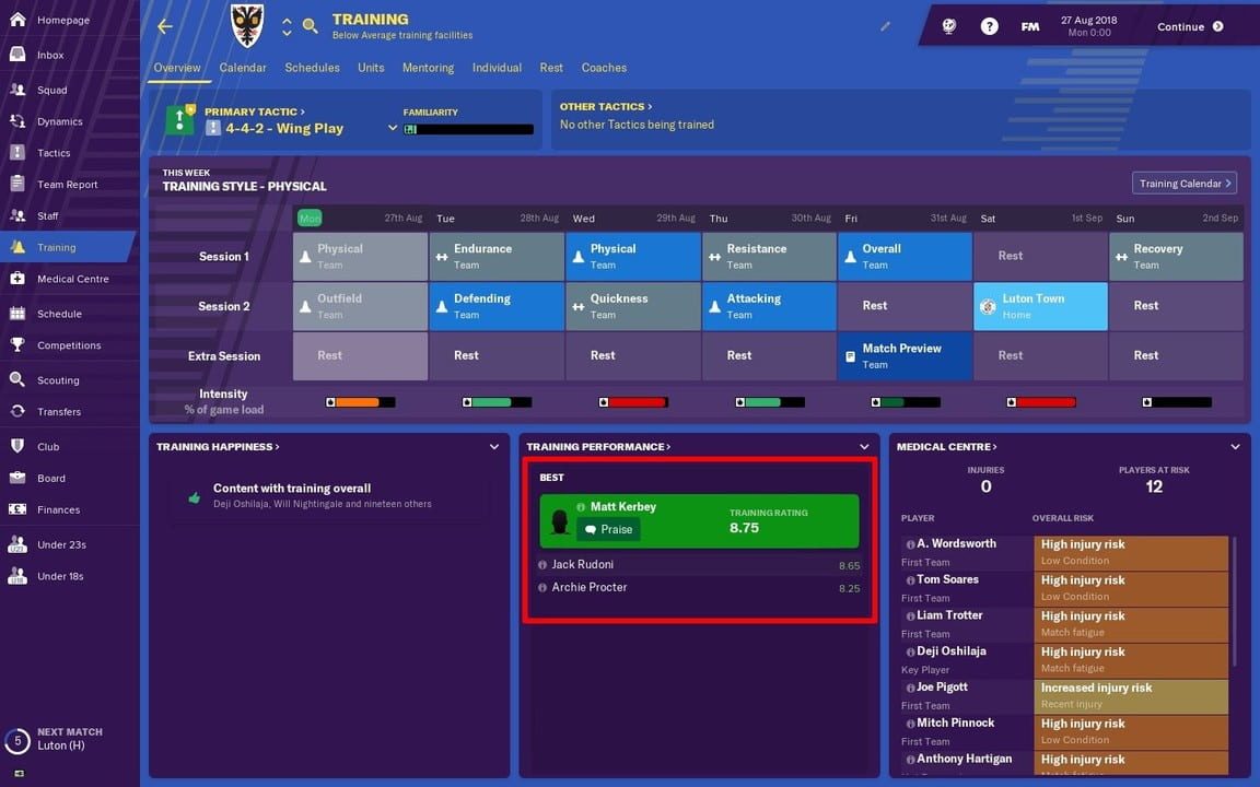 Скриншот Football Manager 2019 (2018) PC