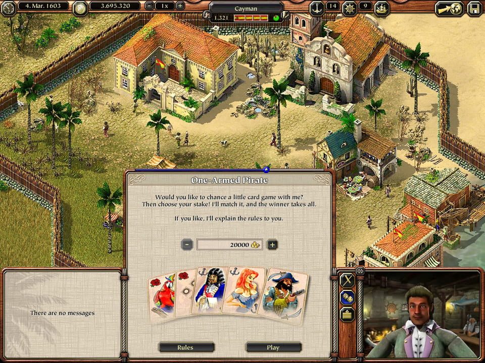 Скриншот Port Royale 2 (2004) PC